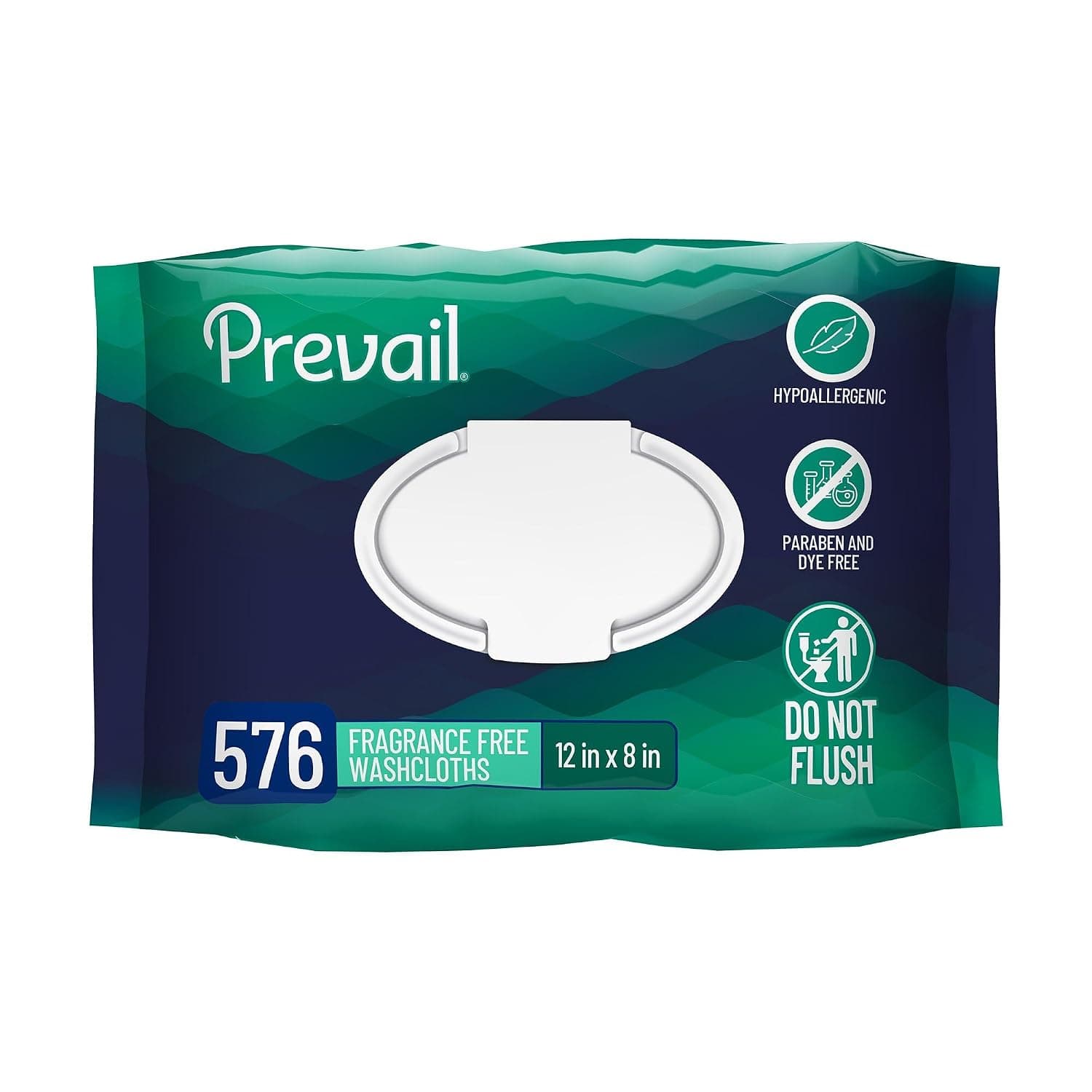 Prevail Personal Cleansing Wipe 8 x 12" WW-810, 12 Pack 576 Wipes