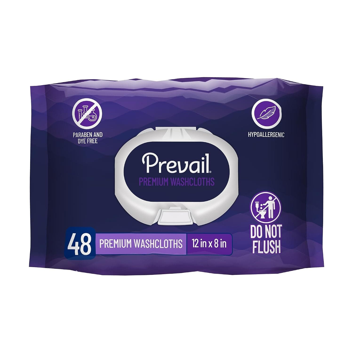 Prevail Premium Personal Cleansing Wipe 8 x 12" WW-910, 576 Wipes