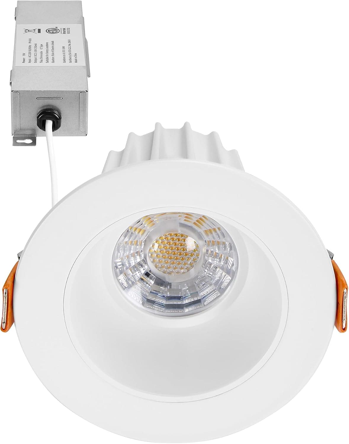 Maxxima 2" Recessed Anti-Glare LED Downlight, White, 600 Lumens, 5 CCT