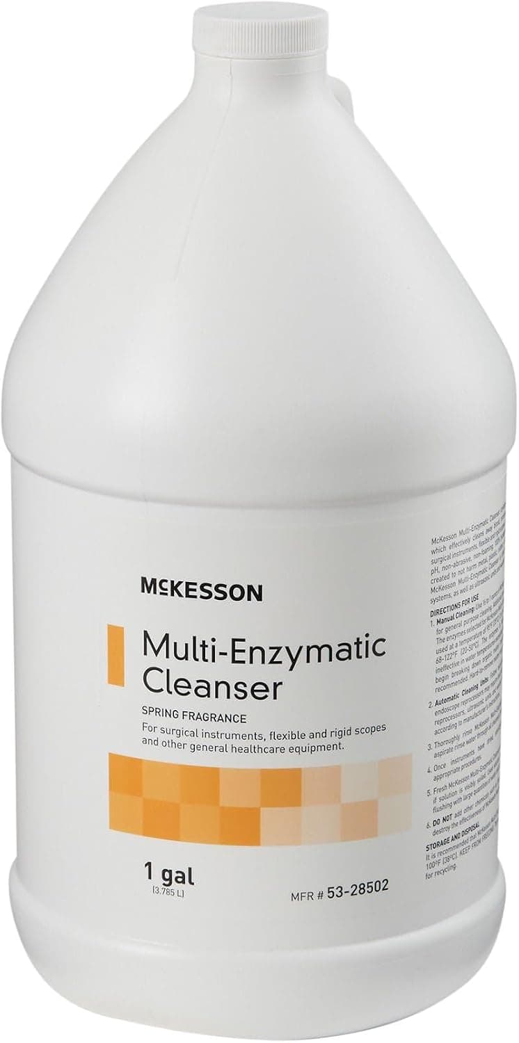 McKesson Multi-Enzymatic Cleanser for Surgical Instruments &, 1 gal, 1 ct