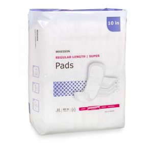 Alternative view of McKesson Super Pads for Women, Incontinence, Moderate Absorbency, 10 in, 22 Count, 6 Packs, 132 Total