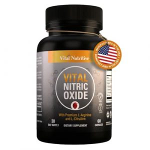 Alternative view of Vital Nitric Oxide Supplements for Men - Workout Booster Supplement for Men - Nitrous Oxide Boost Blood Flow, Blood Pressure, Energy & Workout Performance with L Arginine L Citruline-30 Days Supply