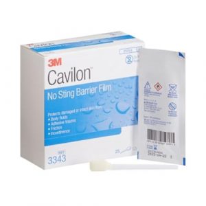 Alternative view of 3m Cavilon No-Sting Barrier Film, Gentler Way to Protect Skin from Body Fluids, Adhesives, and Friction, Alcohol Free Barrier Film, Hypoallergenic and Latex Free, Swabs, Box of 25