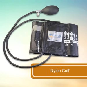 Alternative view of McKesson LUMEON Blood Pressure Cuff and Bulb, Black, Adult Medium, 23 cm to 40 cm, 1 Count